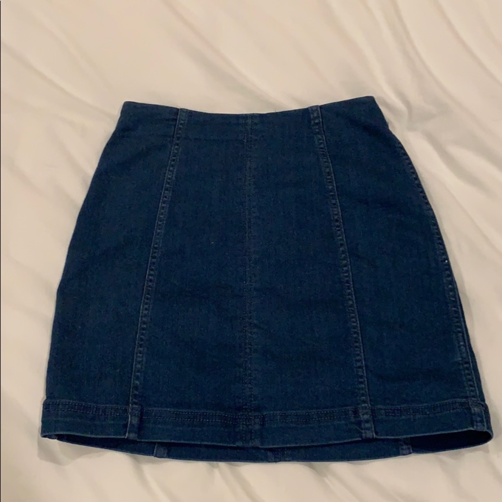 Free People mini skirt size 2 worn once